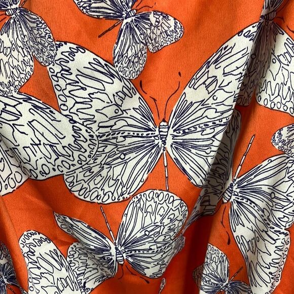 ELOQUII 16w Butterfly print Stretchy sleeveless top - Picture 10 of 12